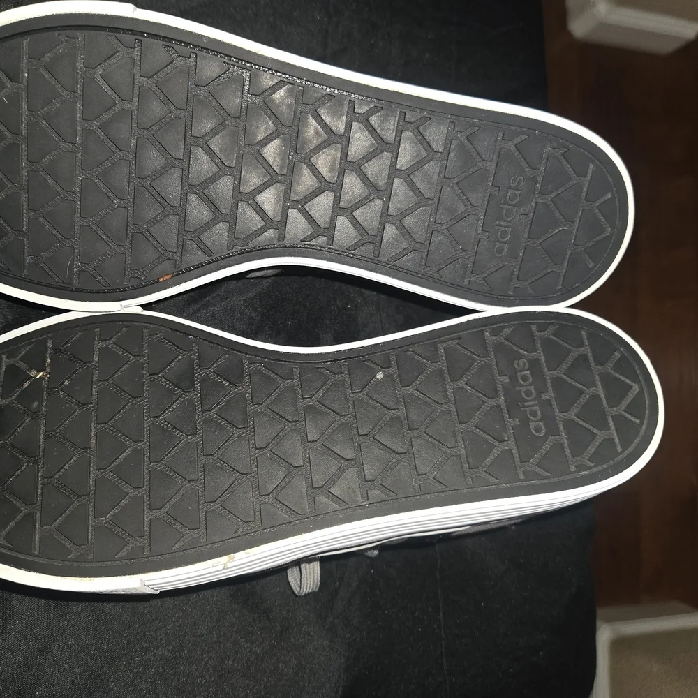 Adidas Gray and Black Sneakers Unisex M8.5/ W 10.5